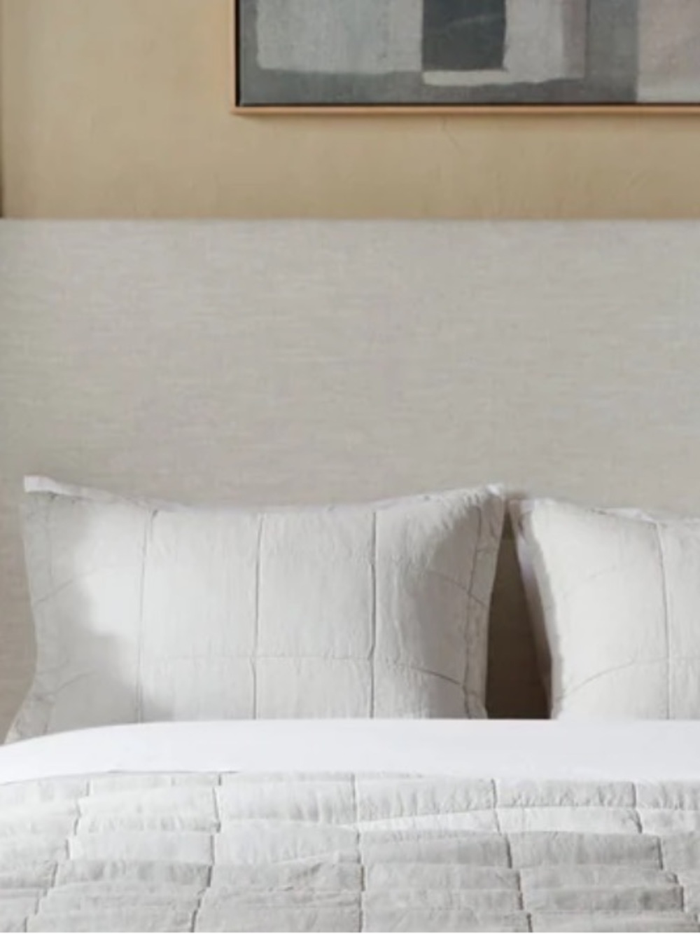 NWT Parachute Linen standard Pillow Sham - set of 2 in “fog”